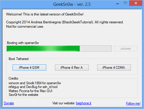 7.1 tethered jailbreak (iPhone 4 only) - Geeksn0w by ...
